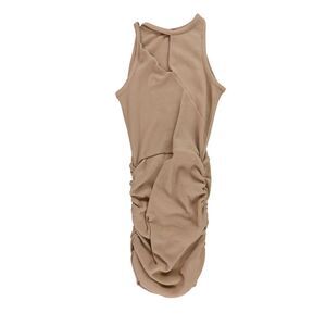 n:philanthropy Womens Charley Tank Mini Dress, taupe, S